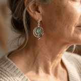 Elegant Bohemian Resin Stone Earrings