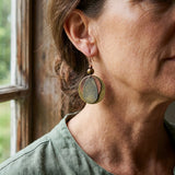 Bohemian Round Water Drop Shape Dangle Earrings