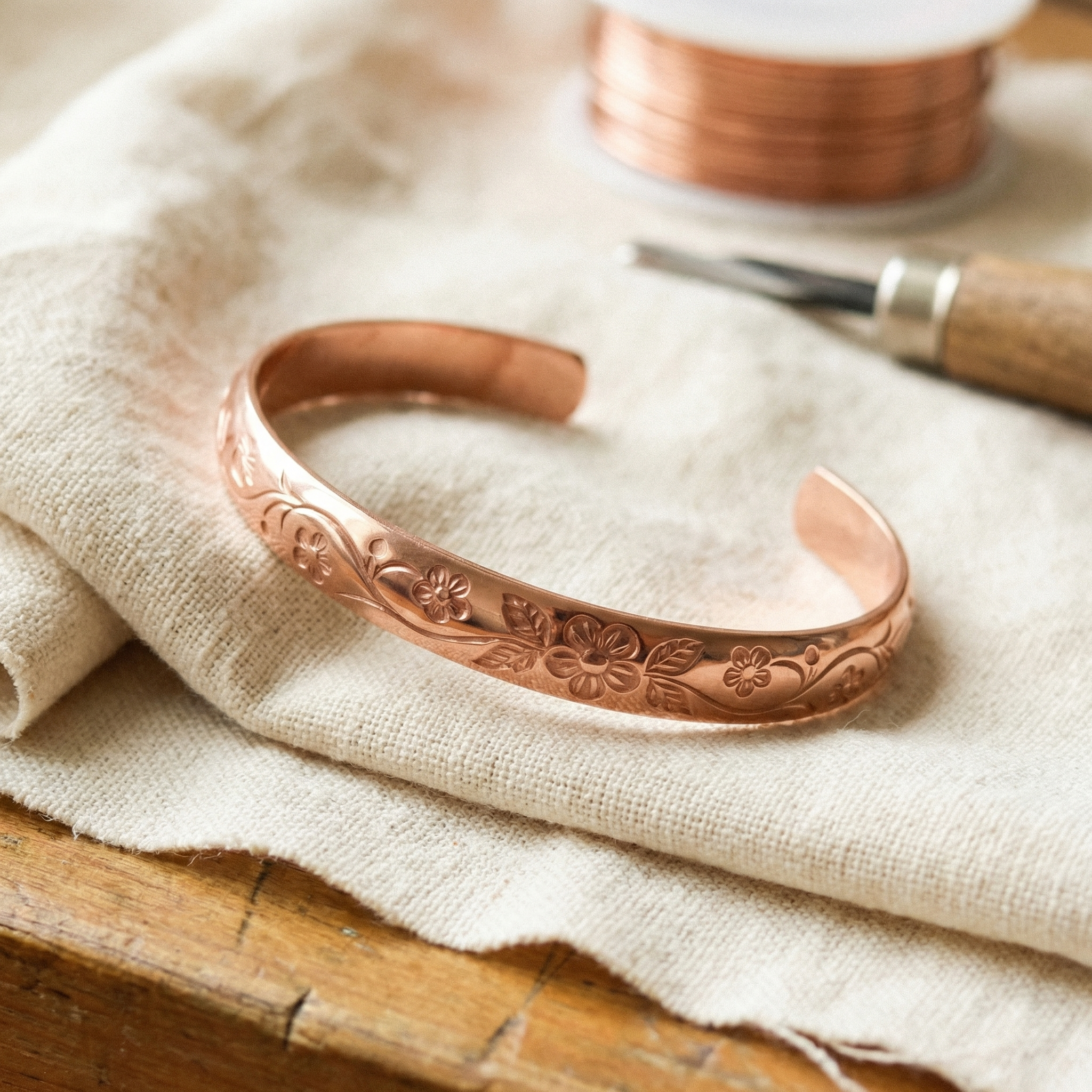 BRACELET EN CUIVRE BLOOM