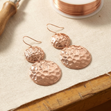 BOUCLES D'OREILLES EN CUIVRE SOLSTICE