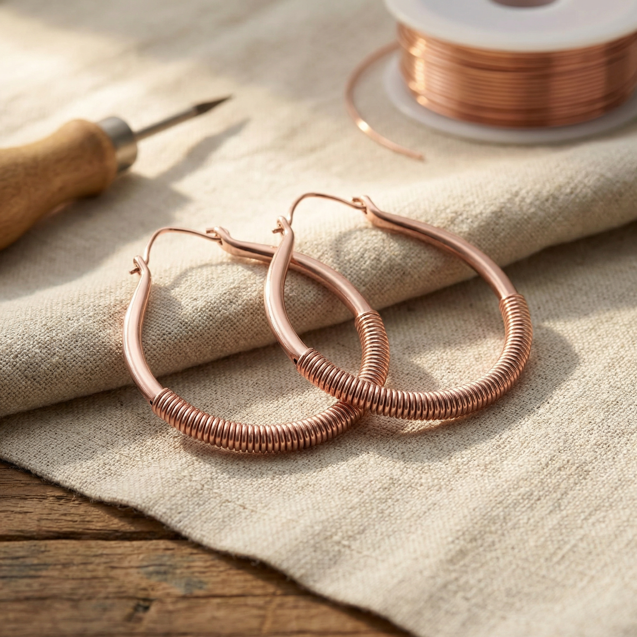 BOUCLES D'OREILLES EN CUIVRE CREEK