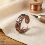 BAGUE EN CUIVRE PETAL