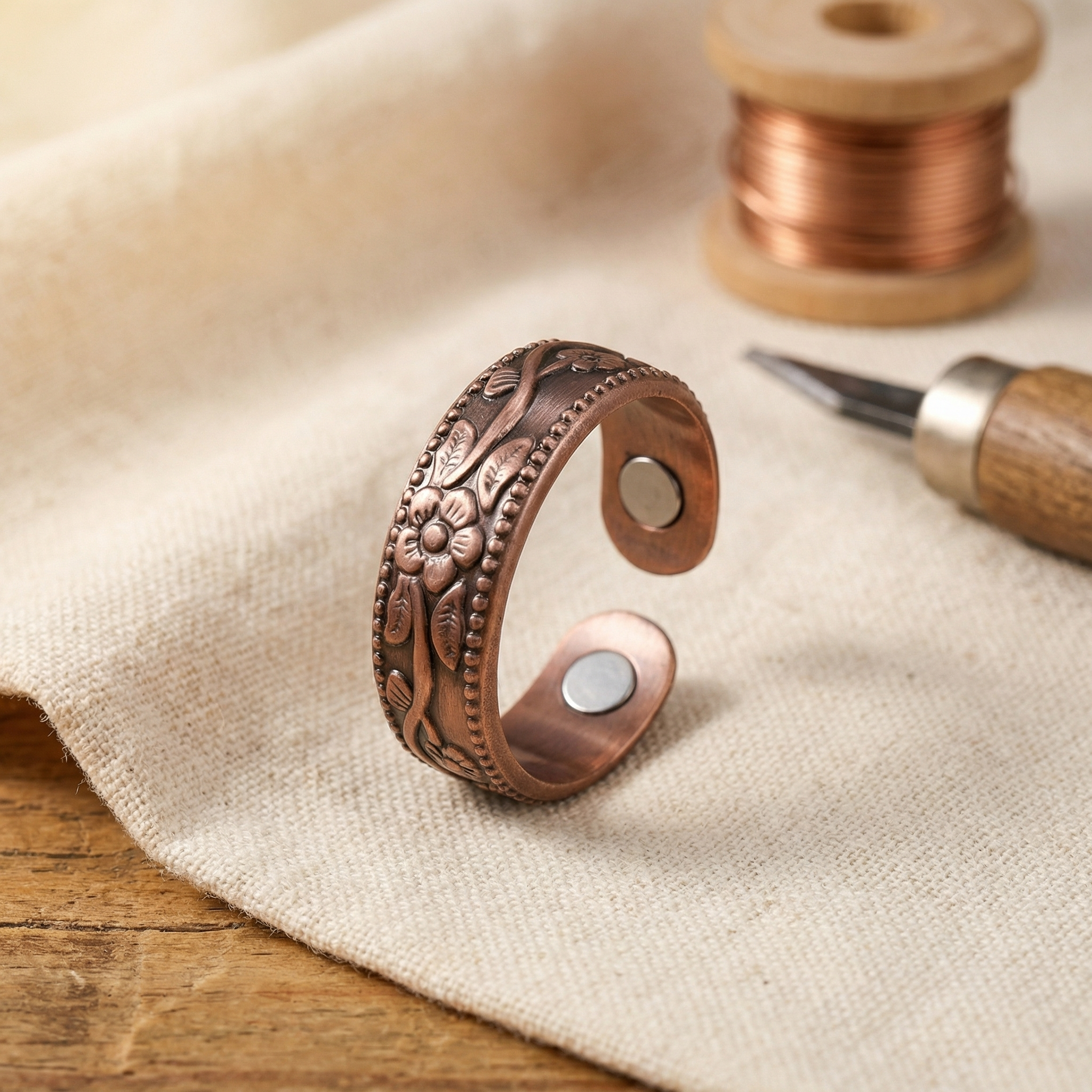 BAGUE EN CUIVRE CLASSIQUE