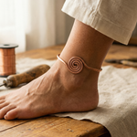 BRACELET DE CHEVILLE EN CUIVRE COIL