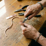 BRACELET DE CHEVILLE EN CUIVRE COIL