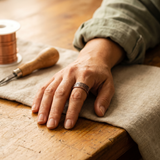 BAGUE EN CUIVRE BURR
