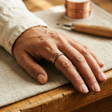 BAGUE EN CUIVRE CHAR
