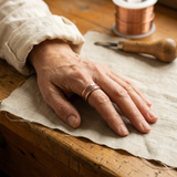 BAGUE EN CUIVRE GRID