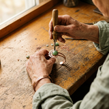 BRACELET EN CUIVRE SPHÈRE VERT