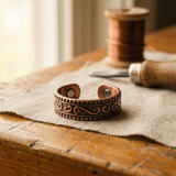 BAGUE EN CUIVRE FERN