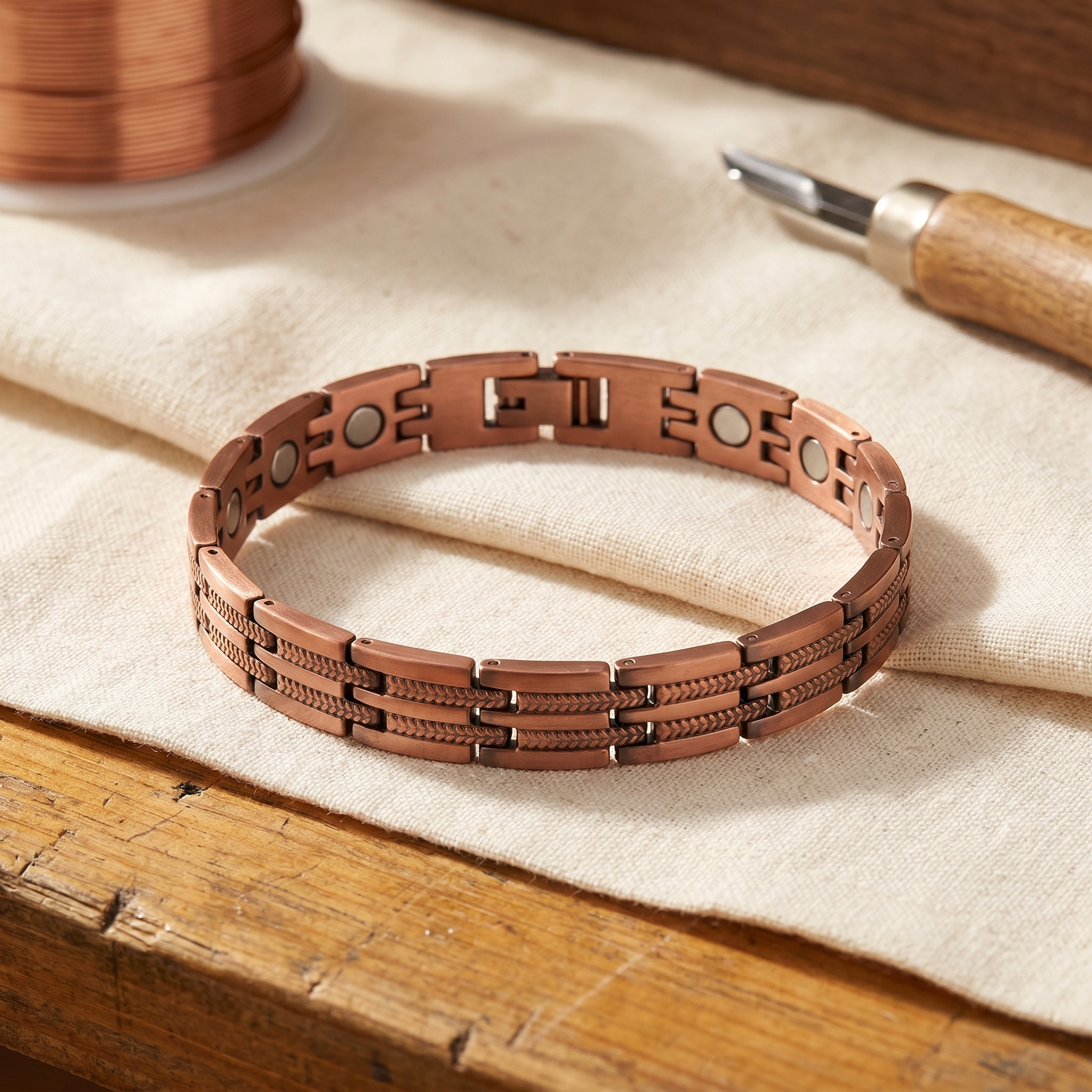BRACELET EN CUIVRE PIKE HOMME