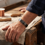 BRACELET EN CUIVRE OCHRE HOMME