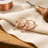 BOUCLES D'OREILLES EN CUIVRE SWIRL