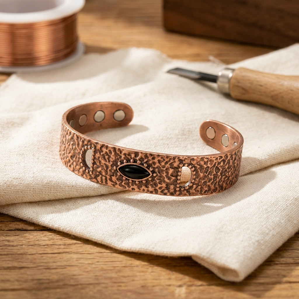 BRACELET EN CUIVRE BRUME