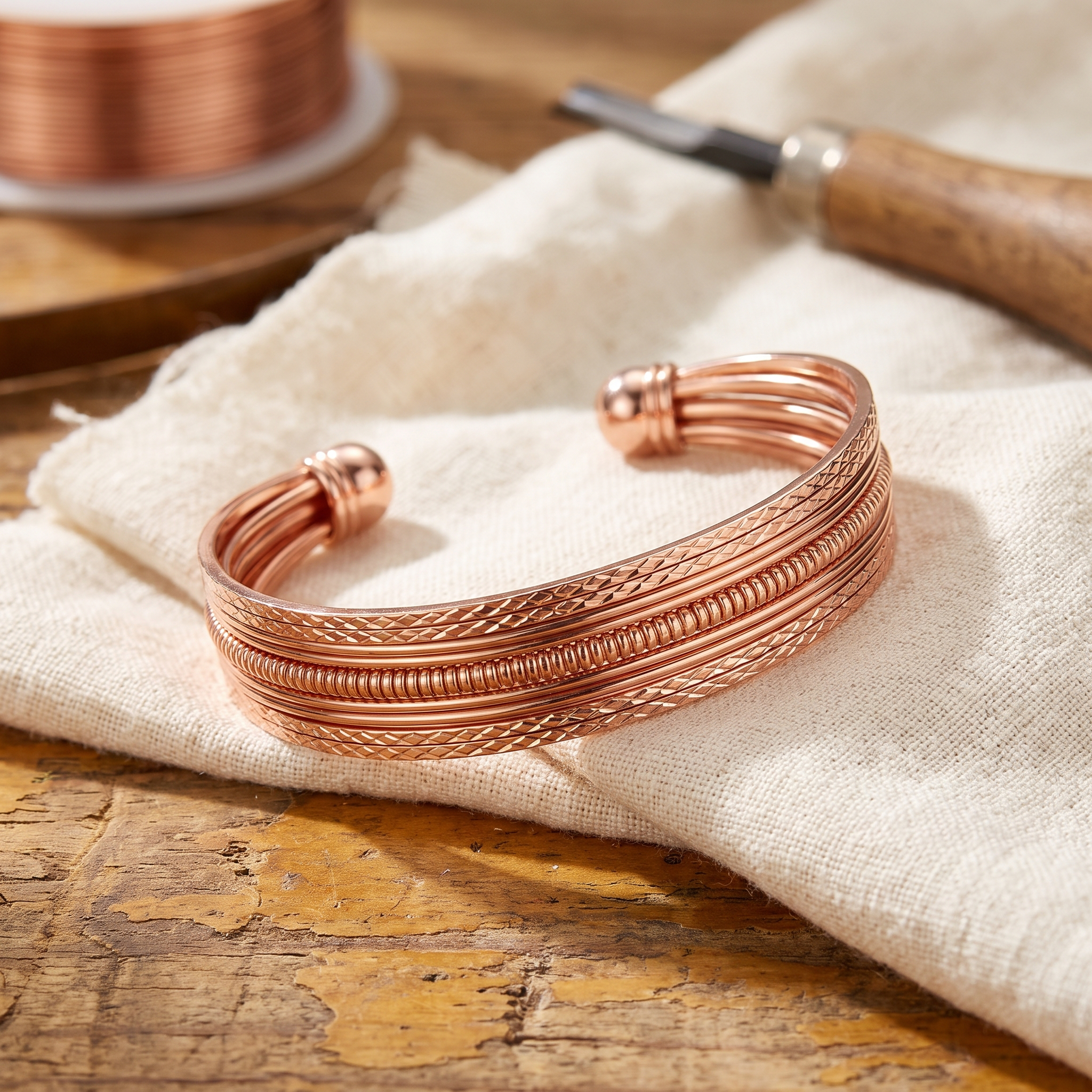 BRACELET EN CUIVRE SPRING