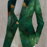 Silvia™ | Blazer in Marmo Verde Smeraldo