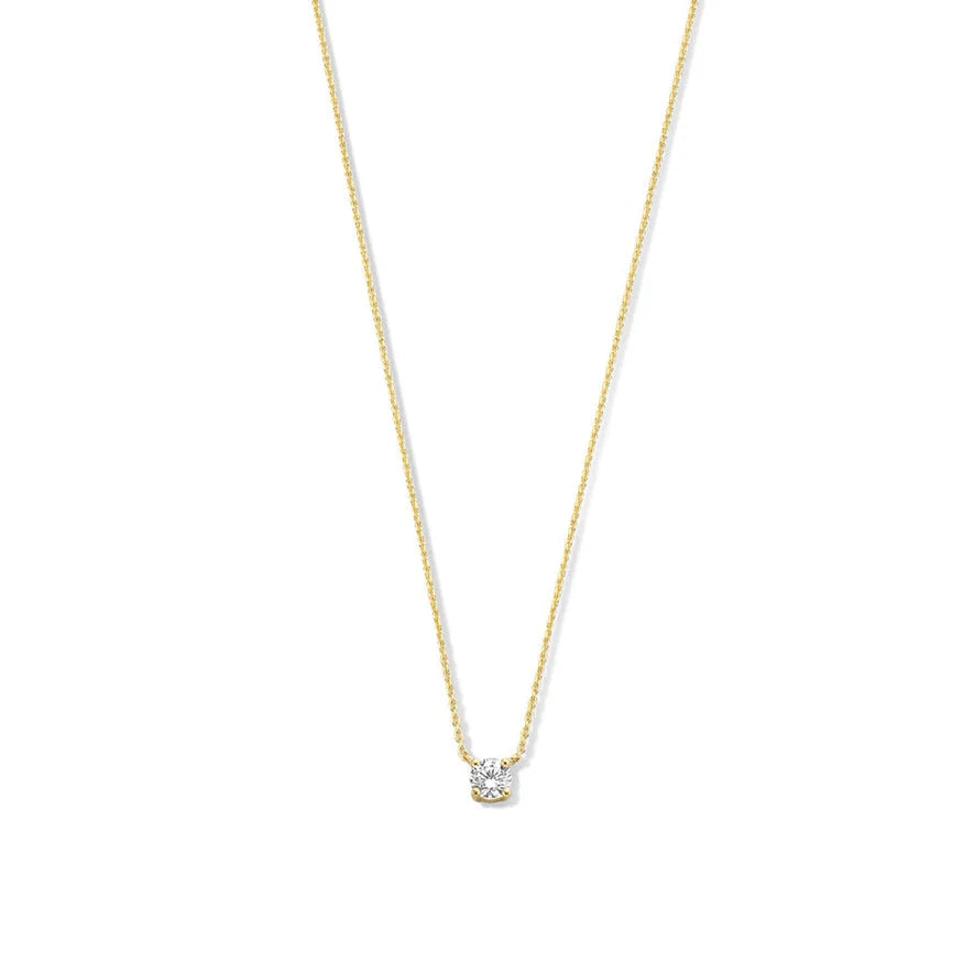 Collier Cléa Moissanite Pierre | Or
