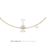 Cléa Stone Bracelet | White Gold