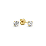 DARA BRILLANE STONE BOUCLES D'OREILLES ENSEMBLE - OR
