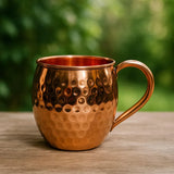TASSE MARTELÉE EN CUIVRE 15OZ