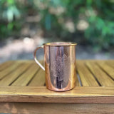 TASSE MANDALA EN CUIVRE 16OZ