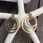 BOUCLES D'OREILLES VINTAGE | OR ARGENT