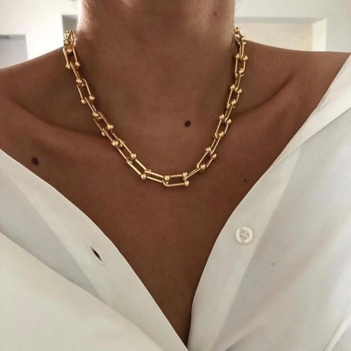 COLLIER CHAÎNE | DORÉ