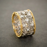 BAGUE VINTAGE ZIRCONE