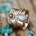 BAGUE VINTAGE PIERRE DE LUNE GOUTTE
