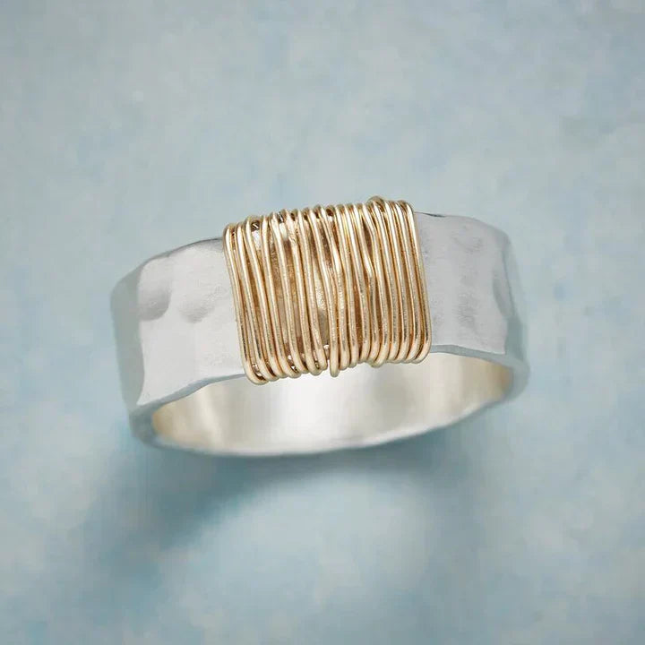 BAGUE VINTAGE | OR ARGENT