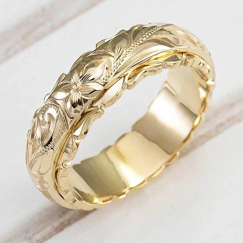 Bague Antique Or Fleur | Or