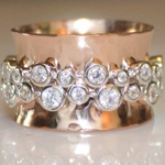 BAGUE VINTAGE ZIRCONE CEINTURE
