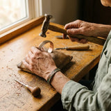 BRACELET EN CUIVRE FORGE