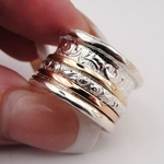 Charm - Vintage Gold & Silver Ring