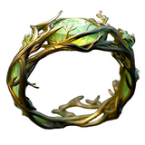 Green Opal Nature Ring