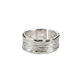 HANDMADE GOLD SILVER TWO TONE RING - (ADJUSTABLE)
