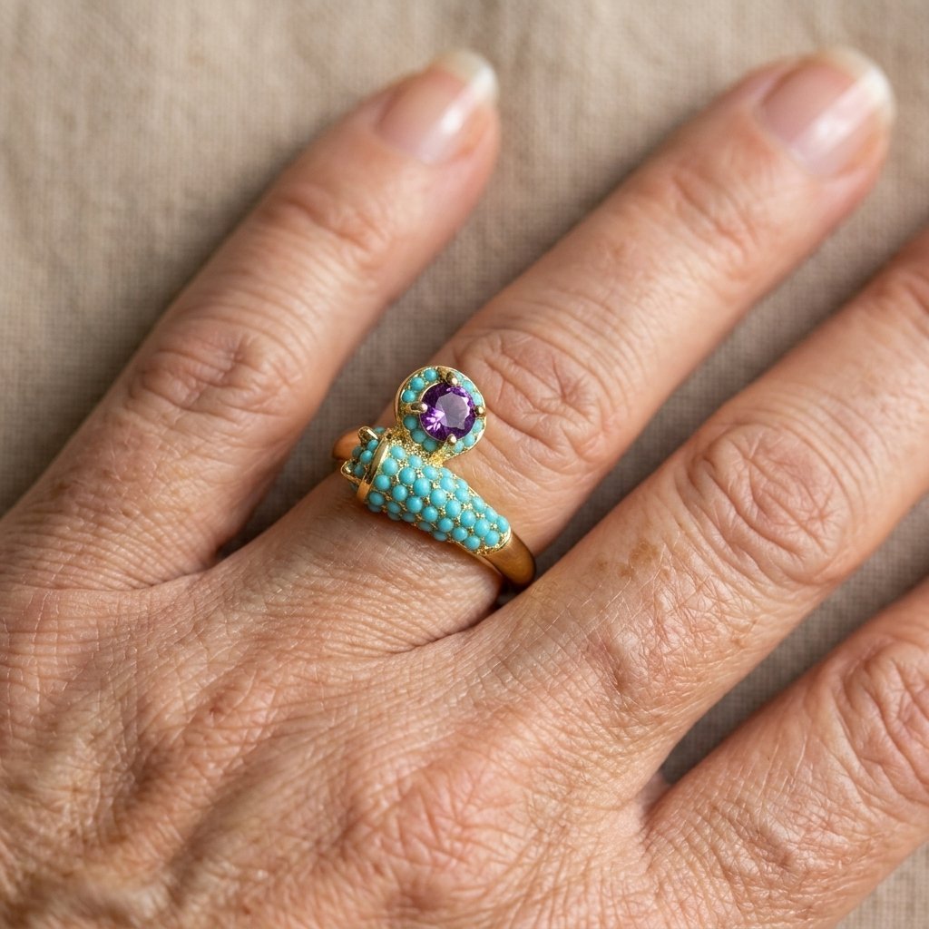 BAGUE TURQUOISE MINIMALISTE