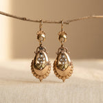 Vintage Bohemian Drop Faux Pearl Earrings