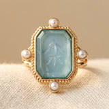 BAGUE TURQUOISE GOUTTE