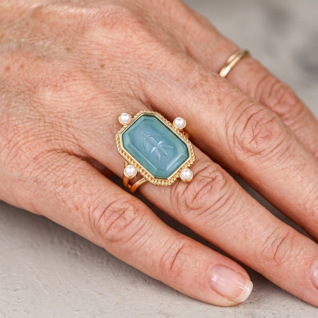 BAGUE TURQUOISE GOUTTE