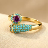 BAGUE TURQUOISE MINIMALISTE