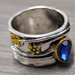 Vintage Ring with Blue Stone
