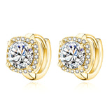 Nadine square earrings - Gold