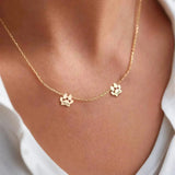 COLLIER PRÉNOM AVEC PATTES SÉPARÉES PERSONNALISÉ