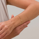 BRACELET INITIALE LATÉRALE PERSONNALISÉ