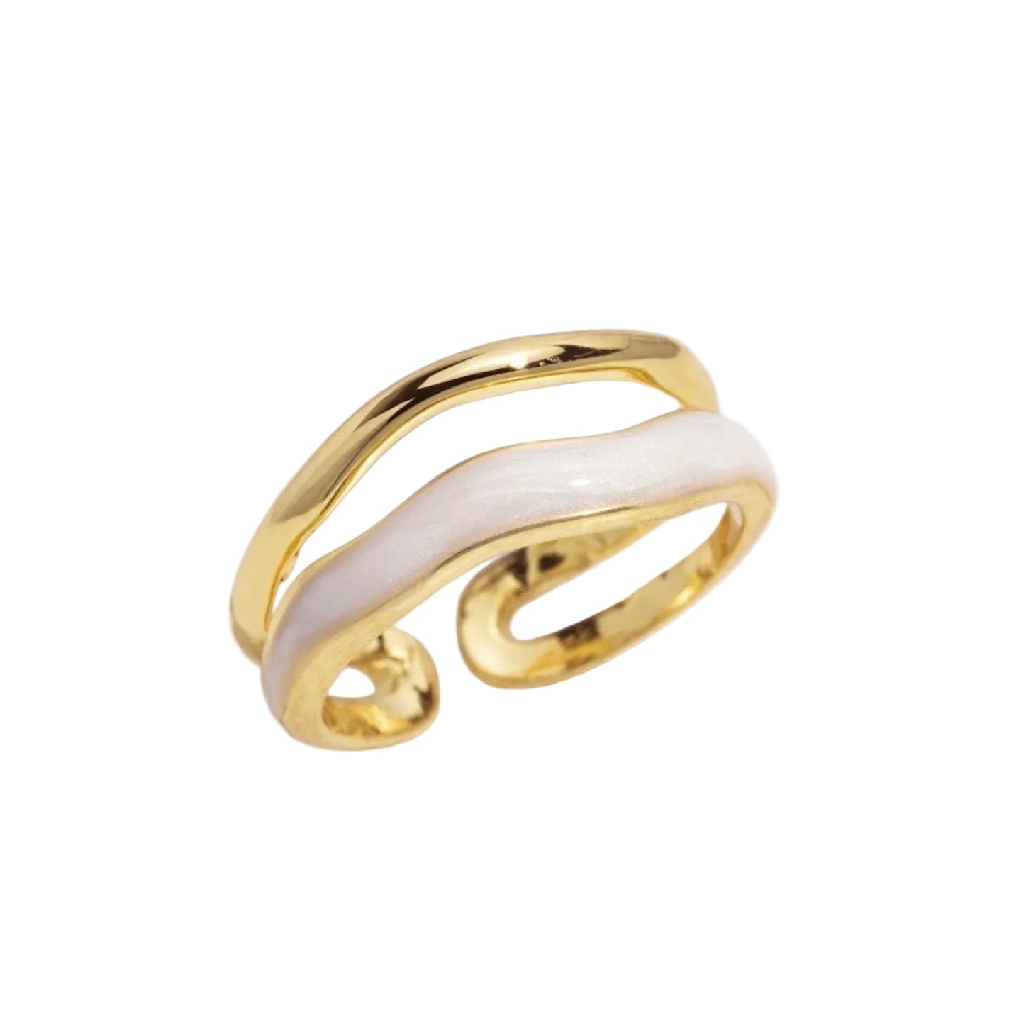Layered Sahara Gold Ring
