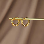 Luna Twist Earrings - Gold