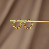 Luna Twist Earrings - Gold