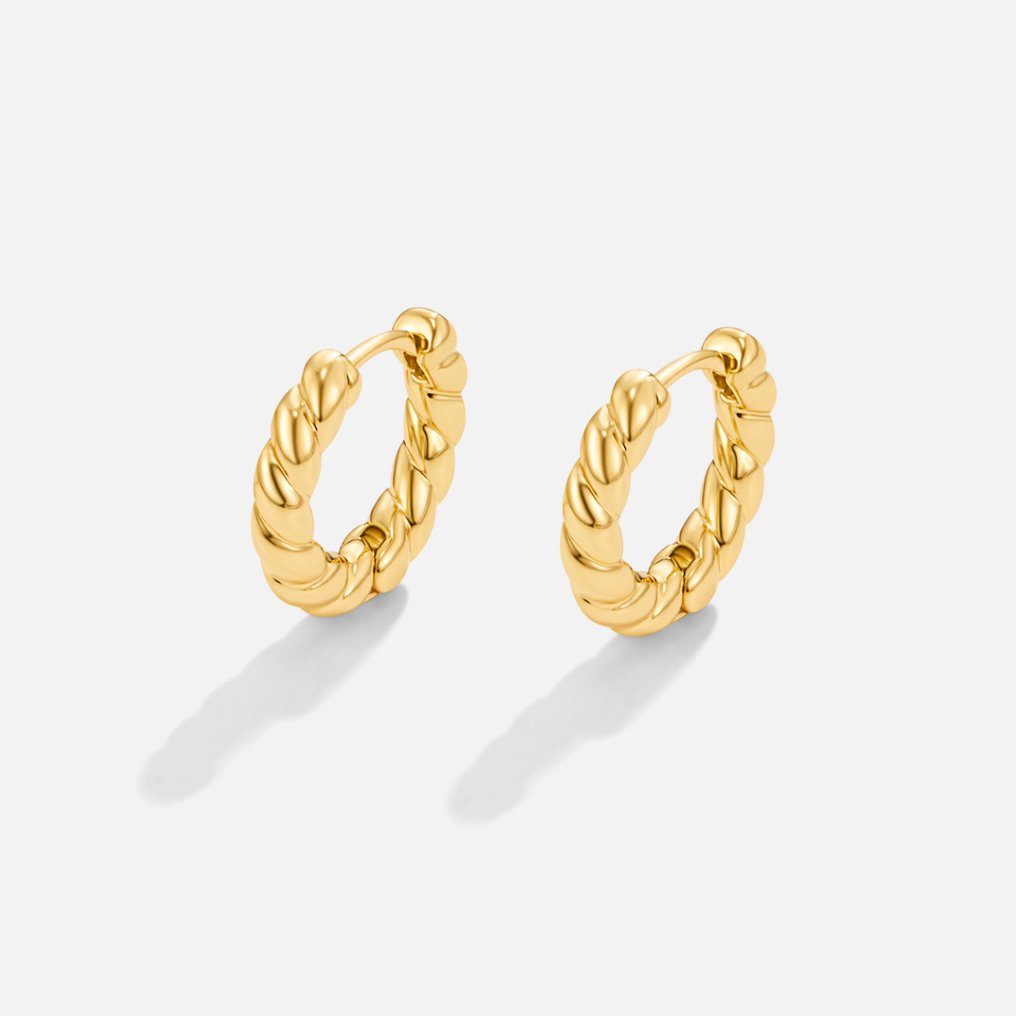 Luna Twist Earrings - Gold