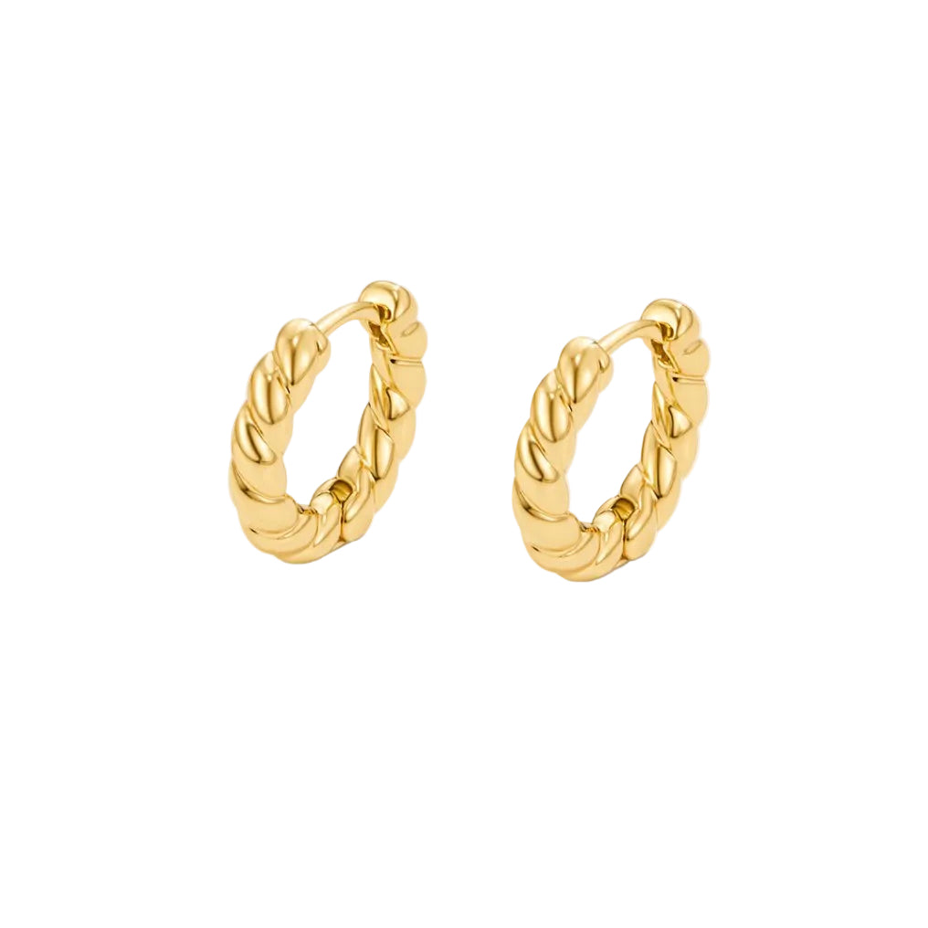BOUCLES D'OREILLES TORSADÉ | OR
